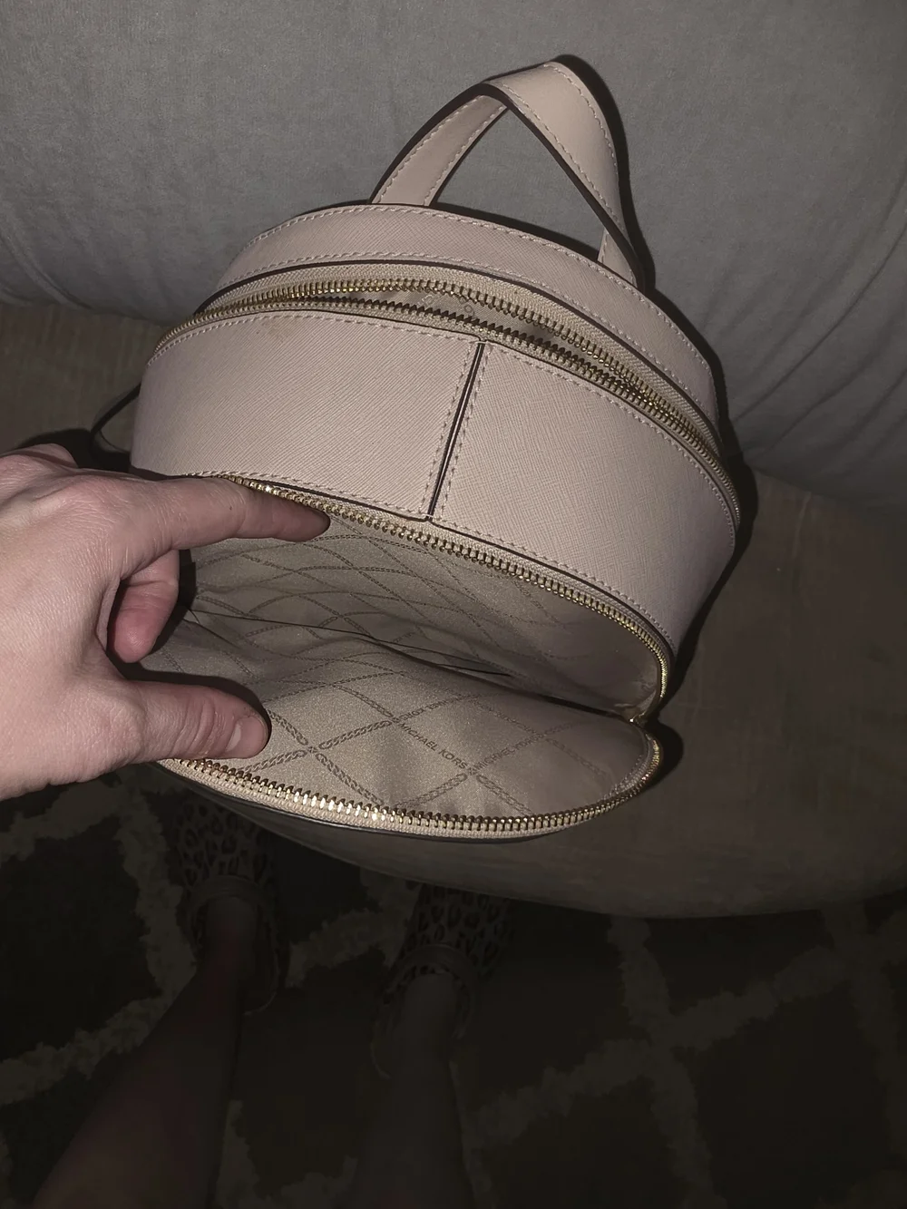 Michael Kors Pink Backpack!